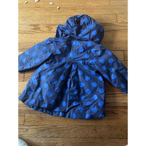 Jacadi Paris Polka Dot Jacket with Removable Hood Size 18 Months - Picture 4 of 4